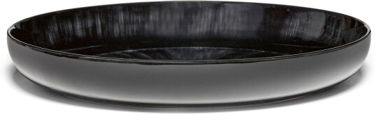 Serax High Plate Dé White/black Var C Suppeskåler Ann Demeulemeester Svart,Hvit