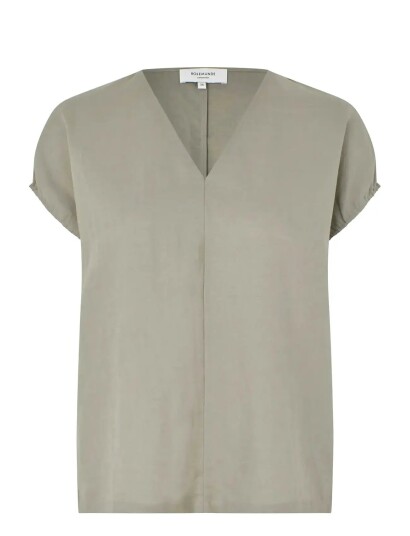 Rosemunde Rwesther Linen Capsleeve Top Khaki green 40 Rosemunde Rwesther Linen Capsleeve Top Khaki green 40