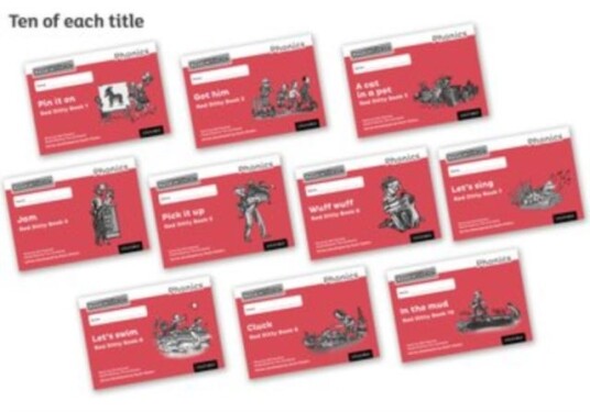 Read Write Inc. Phonics: Red Ditty Black & White Books (Pack Of 100) Av Gill Munton