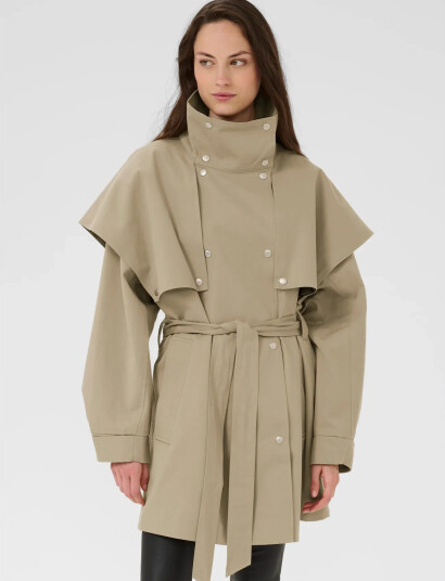 Karen By Simonsen Kbdana Trenchcoat Beige 40 Karen By Simonsen Kbdana Trenchcoat Beige 40