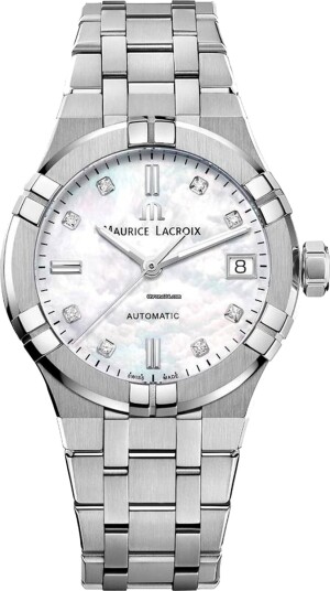 Maurice Lacroix Dameklokke AI6006 SS002 170 1 Aikon Hvit/Stål Ø35 mm Maurice Lacroix Dameklokke AI6006 SS002 170 1 Aikon Hvit/Stål Ø35 mm
