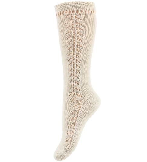 Condor Knestrømper m. Hullmønster   Beige   Condor   12 24 md   Sokker   80 92