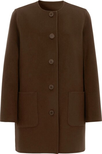 Newhouse Josephine Coat - MARRONE - 36