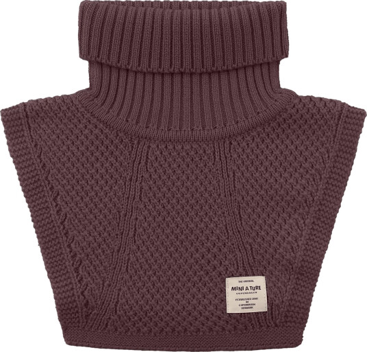 MINI A TURE Mattayler Neckwarmer. Rws - Burgundy - S