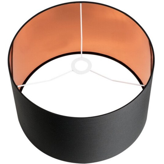 Slv Fenda Lampeskjerm Rund Ø 45,5cm Sort/kobber Slv Fenda Lampeskjerm Rund Ø 45,5cm Sort/kobber