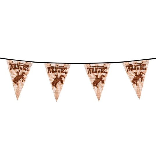 Wild West Flaggbanner 6 Meter Sheriff Wild West Flaggbanner 6 Meter Sheriff
