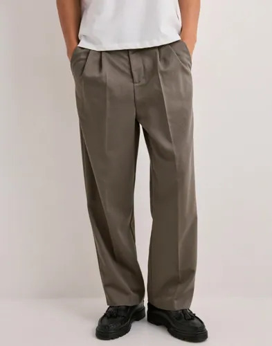 Casual Friday Cfgrant 0153 Wide Garbadine Pa Dressbukser Grå