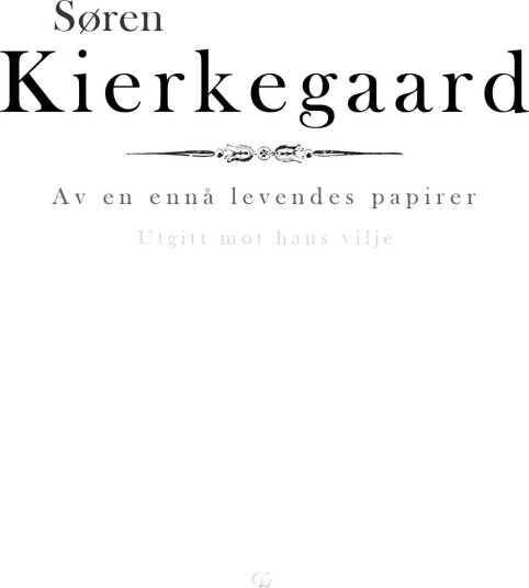 Av en ennå levendes papirer