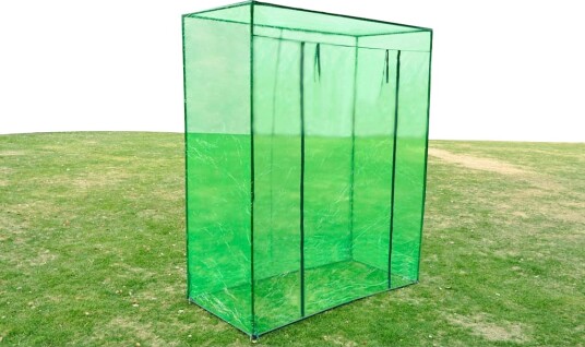 vidaXL Drivhus stålramme PVC