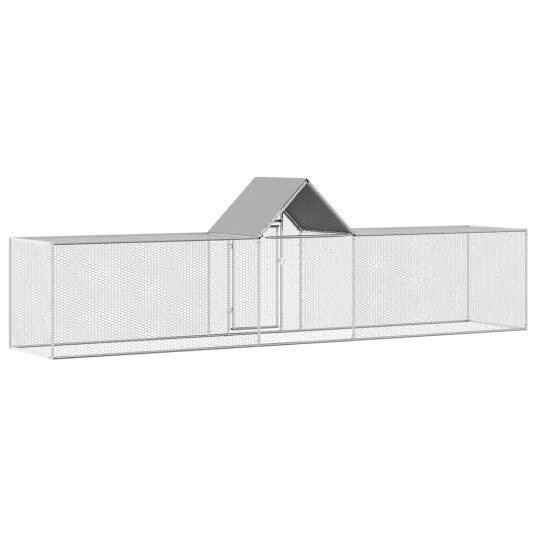 Vidaxl Hønsehus 5X1X1.5 M Galvanisert Stål Vidaxl Hønsehus 5X1X1.5 M Galvanisert Stål