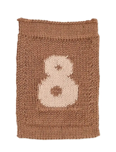 Smallstuff Strikket Flagg 8 Rose Brown One Size