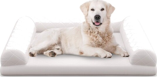 Northix Ortopedisk Hundeseng For Mellomstore Hunder Eggburskum Beige