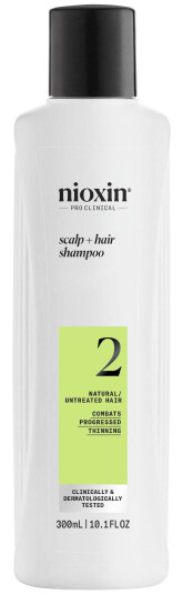 Nioxin System 2 Sjampo for Fint og Tynt Hår 300 ml Nioxin System 2 Sjampo for Fint og Tynt Hår 300 ml