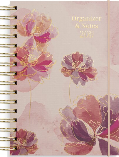 Grieg Organizer og Notes A5 26/27 Blossom Grieg Organizer og Notes A5 26/27 Blossom