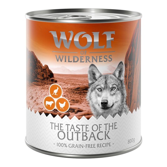 Wolf Of Wilderness "The Taste Of" 6 X 800 G The Taste Of Outback