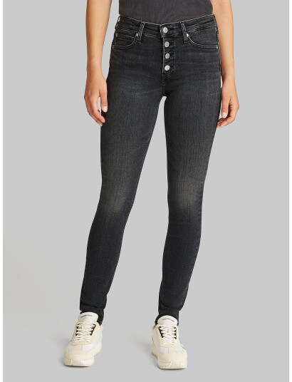 Calvin Klein Jeans Mid Rise Skinny - Grey - 26 x 34