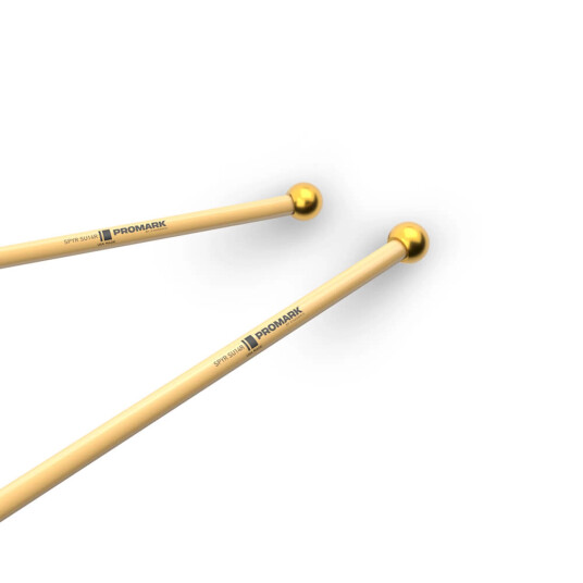 Promark Su14r Spyr Mallet Bells Small Brass, Rattan