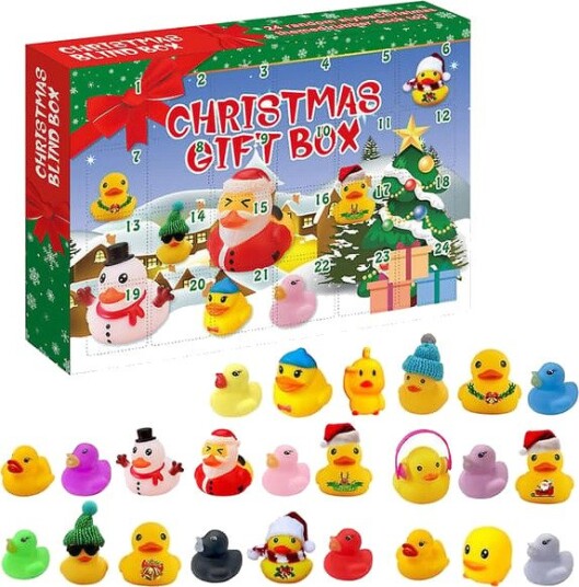 Hot deal til lav pris! Julekalender med 24 dager   Gummianker for barn tenåringer venner jul Glad