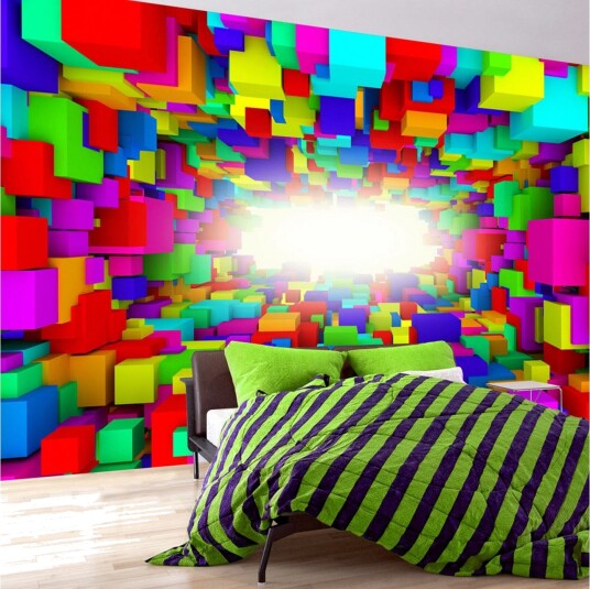 Fototapet Light In Color Geometry 350x245 - Artgeist sp. z o. o.