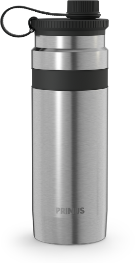 Primus Mika Wide Insulated Bottle 0.75 L Drink Cap Stainless Steel No Size Primus Mika Wide Insulated Bottle 0.75 L Drink Cap Stainless Steel No Size