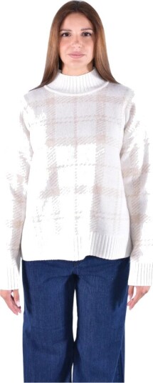 Barbour Dame Strikkevarer Hvit 2XS,