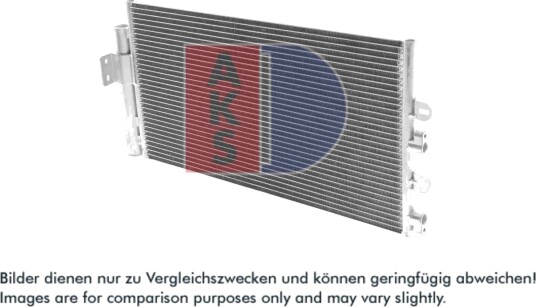 Kondensator, klimaanlegg AKS DASIS 082036N