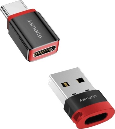 4Smarts 541615 Usb Type-A Usb Type-C Mann/Kvinne Sort Hankjønn Hunkjønn 4Smarts 541615 Usb Type-A Usb Type-C Mann/Kvinne Sort Hankjønn Hunkjønn