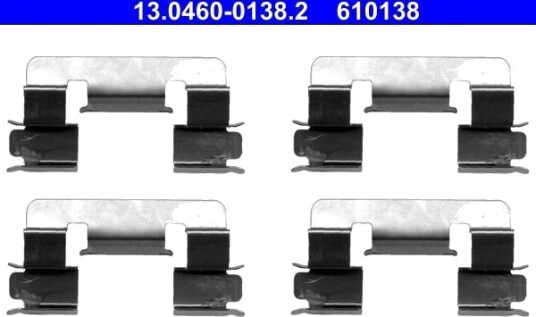 Monteringssett, bremseklosser ATE 13.0460-0138.2