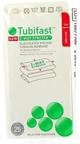 Mölnlycke Health Care Tubifast 2 way stretch rød 3,5 cm x 1m Mölnlycke Health Care Tubifast 2 way stretch rød 3,5 cm x 1m