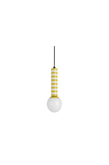Leitmotiv Pendel Lampe Rayado Retro Gul