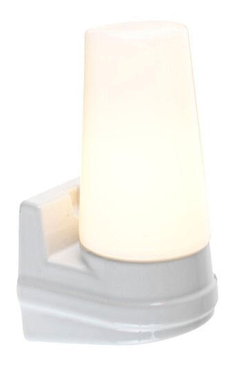 Ifø Electric Ifø Bernadotte enkel vegglampe IP44 - Hvit Ifø Electric Ifø Bernadotte enkel vegglampe IP44 - Hvit