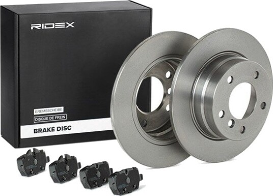 Bremseskiver og -klosser RIDEX 3405B0884