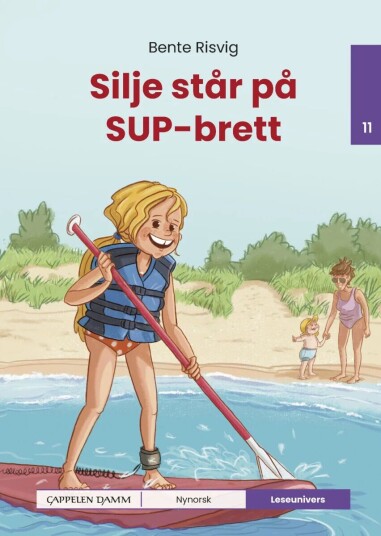 Silje Står På Sup-Brett Av Bente Risvig