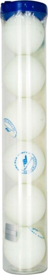 Bordtennisball Rucanor Single Circle Ø4 cm 6-pk