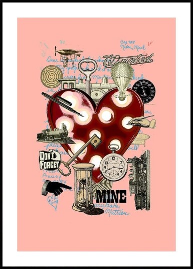 Love Heart Plakat Plakat / 100x150cm