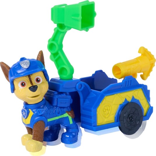 Paw Patrol Chase Dino Verktøypakke Figur med Utskiftbare Verktøy Blå