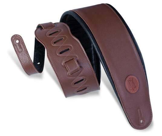 Levys Leather Bass Strap 4,5"" BRN Levys Leather Bass Strap 4,5"" BRN