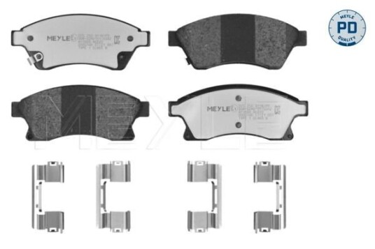 Bremseklosser MEYLE 025 250 3118/PD