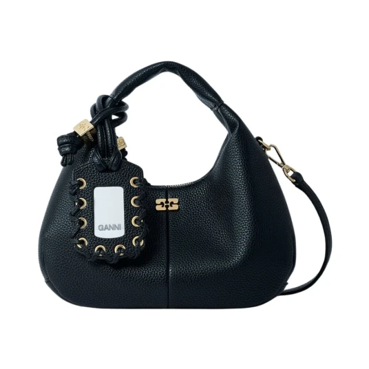 Ganni Dame Vesker Svart ONE SIZE,