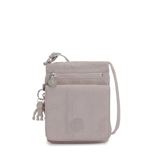 Kipling New Eldorado liten Crossbody veske Grey Gris