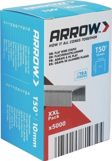 Arrow Arrow Tool Group Flate Tråd Stifter Type 50 5000 Stk