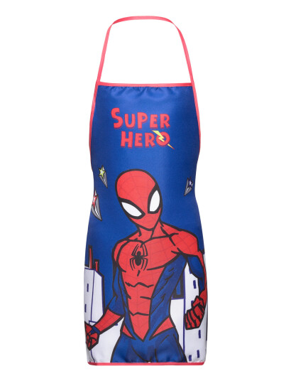 BrandMac Kids Apron + Hat - Spiderman 003 - Multi/patterned - ONE SIZE BrandMac Kids Apron + Hat - Spiderman 003 - Multi/patterned - ONE SIZE