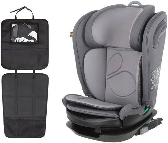 Beemoo Reform ISOFIX Beltestol inkl. 3-in-1 Setebeskyttelse Mineral Grey