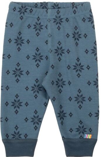 Joha Ice Crystal Leggings I Ull/bomull Blå