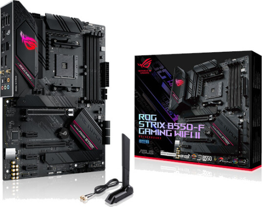 ASUS ROG Strix B550-F Gaming ATX Hovedkort med Wi-Fi 6E og 2.5GbE LAN ASUS ROG Strix B550-F Gaming ATX Hovedkort med Wi-Fi 6E og 2.5GbE LAN
