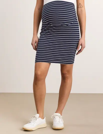 Lindex Skirt Mom Linnea Striped - Multi/patterned - XS