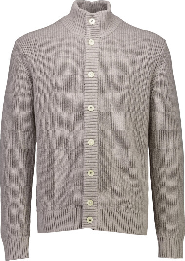 Lindbergh Black 1927: Merino Blend Button Through Cardigan Beige XL