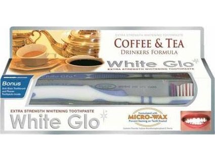 White Glo Glo_Set Coffee & Amp Tea Drinkers Formula Whitening Paste Removes And Deposits 100Ml + Brush White Glo Glo_Set Coffee & Amp Tea Drinkers Formula Whitening Paste Removes And Deposits 100Ml + Brush