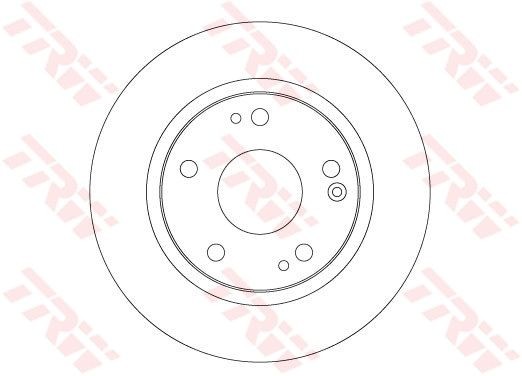 Bremseskive TRW DF6704