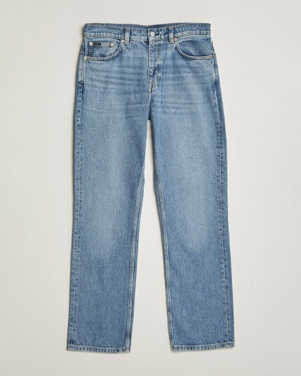 Gant Straight Fit Jeans Mid Blue Broken In